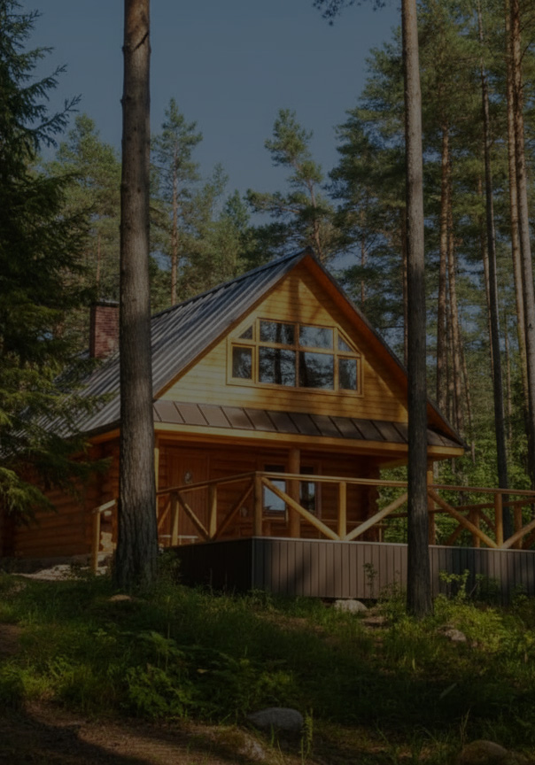 Adirondack Style Log Home Lake Clear NY